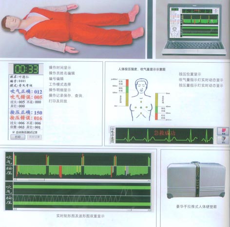 高級心肺復蘇模型｜高級心肺復蘇模擬人（計算機控制）